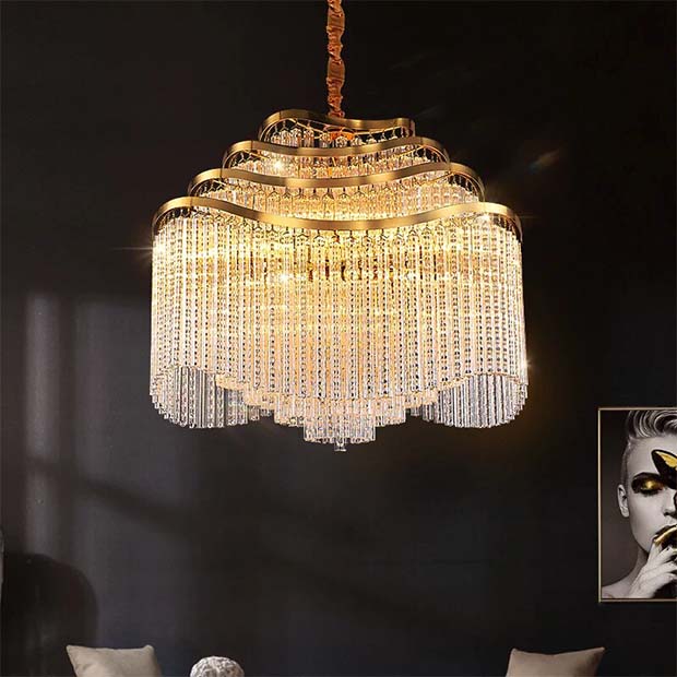 Golden Oasis Chandelier