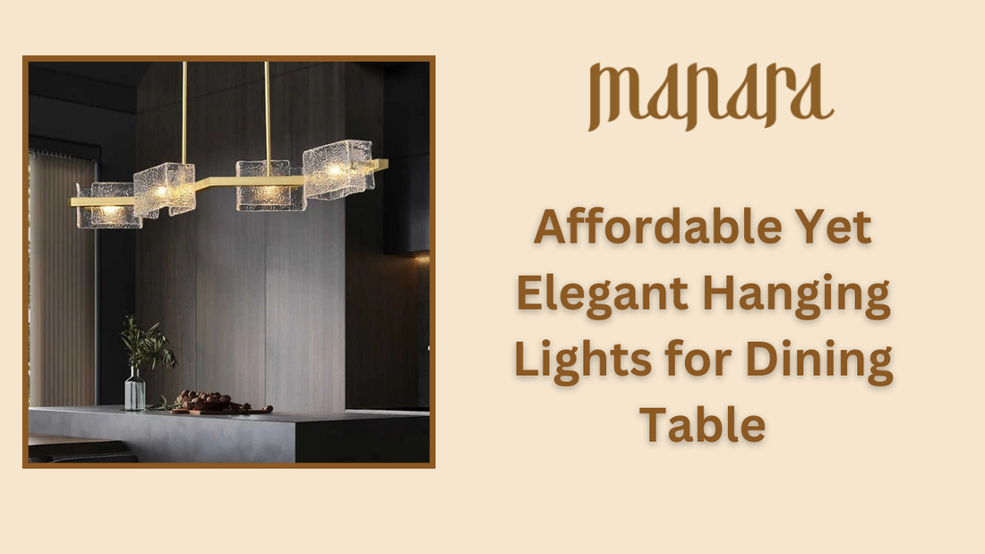 Hanging lights for dining table