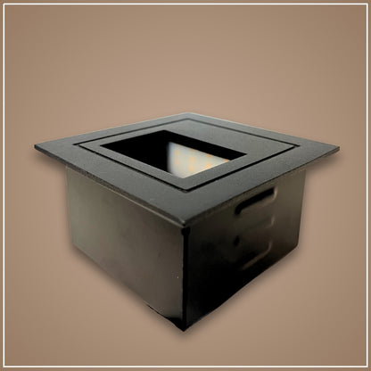 Hylum 3 Watt HY-0703 Square | Wall Light – Black Body, Warm White