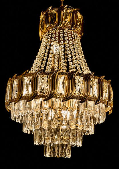 Manara Aurelia Crystal Chandelier | Luxury Gold Chandelier