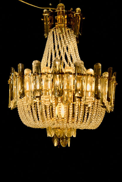 Manara Aurelia Crystal Chandelier | Luxury Gold Chandelier