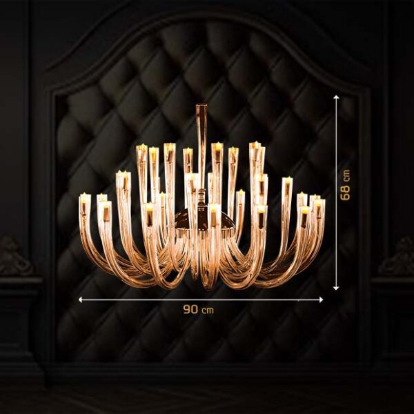 Valencia Gold Spanish Chandelier - Image 2