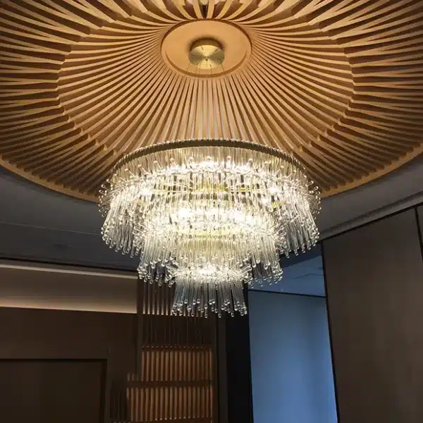 Blooming Silk Chandelier