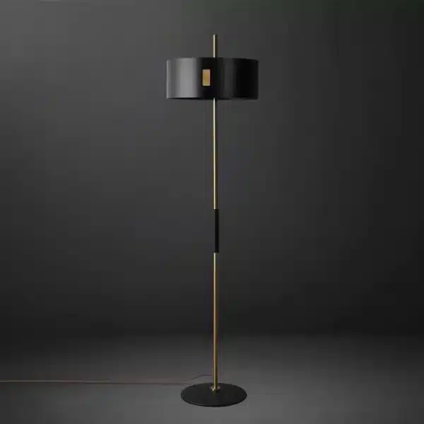 Dark Ring Floor Lamp